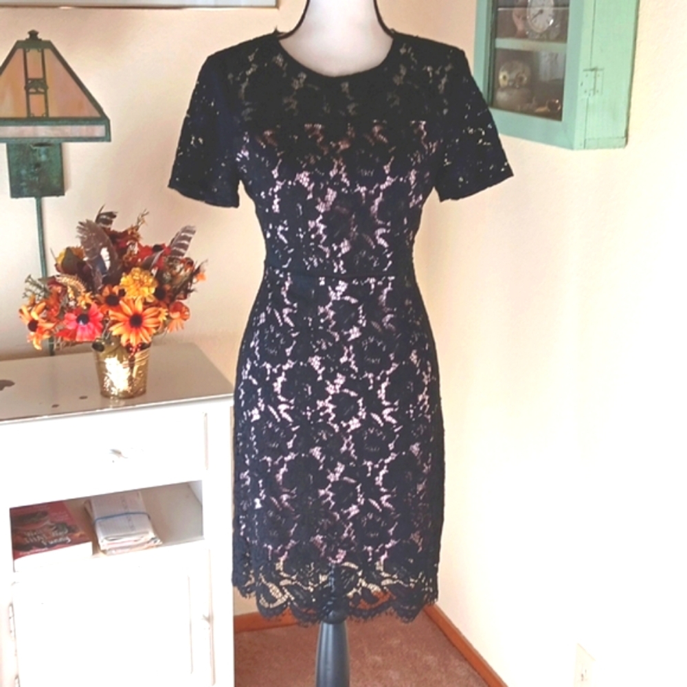 Andree Black Lace Dress